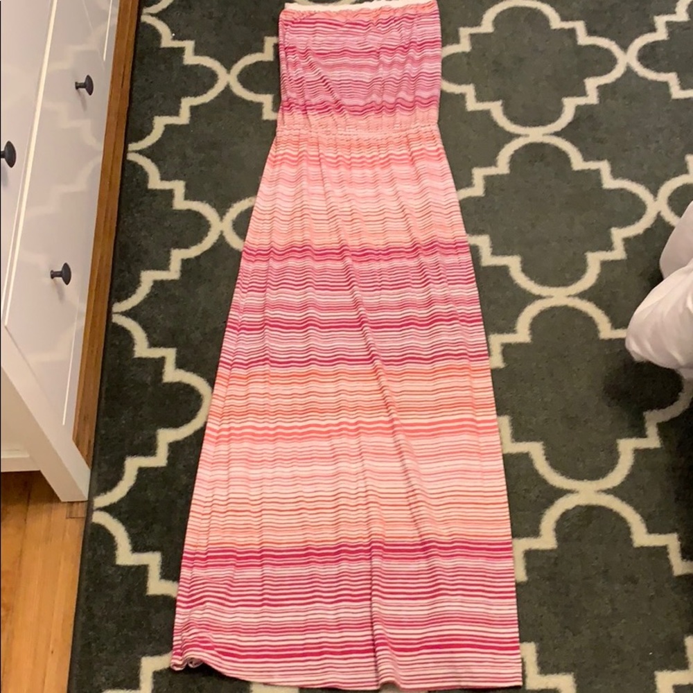 GAP Strapless Maxi Dress - size small